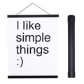 Magnetic Poster Hanger Frame, 16x24 16x22 16x20 Light Wood Wooden Magnet Canvas Artwork Print Dowel Poster Hangers Frames Hangin