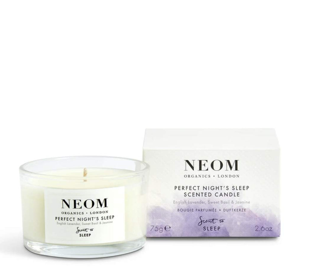 'NEOM- Perfect Night's Sleep Scented Candle, Travel Size | Lavender & Jasmine | Essential Oil Aromatherapy Candle | Scent to Sle