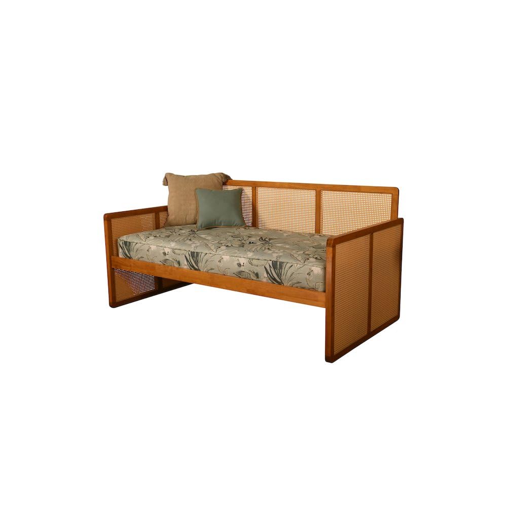 Abaco Daybed-Honey Finish-Takara Rain Mattress