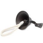 Hanging Bell Dinner Bell Outdoor Bell Bracket Mount Wall Bell Indoor Rope Bell Ship/Boat/Nautical/Door/School/Reception/Home/Chu