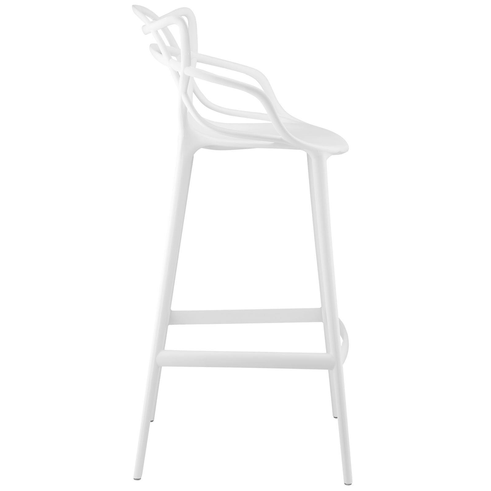 Modway Entangled Bar Stool (Set of 2), White