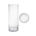 Mega Vases Cylinder Vase 6 Inch x 20 Inch, Decorative Clear Glass with Sturdy Base, Wedding Centerpieces, Flower Bouquets, Home 