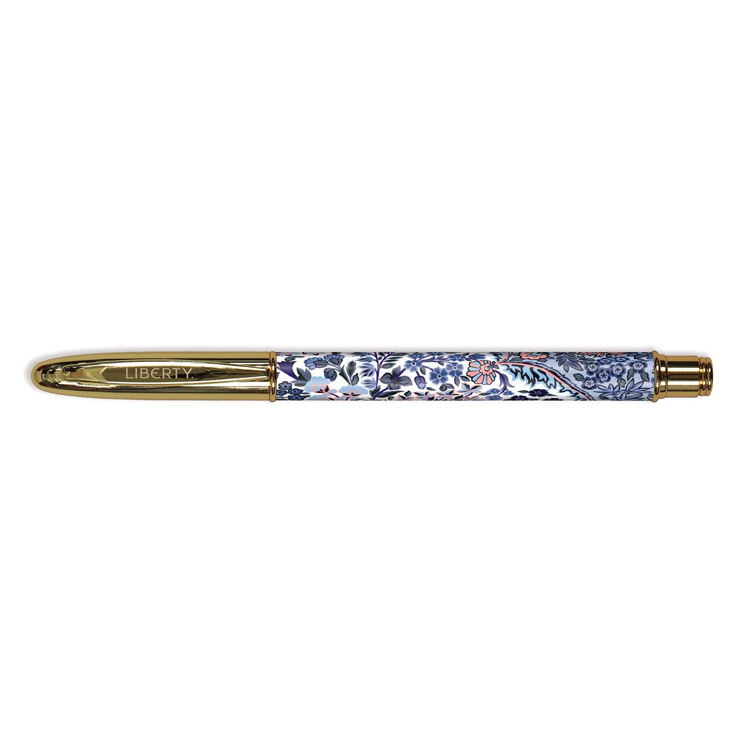Galison Liberty Tanjore Gardens Boxed Pen From Includes One Black Ink Ballpoint Pen And Hinged Gift Box, Fashionable Writing Pen