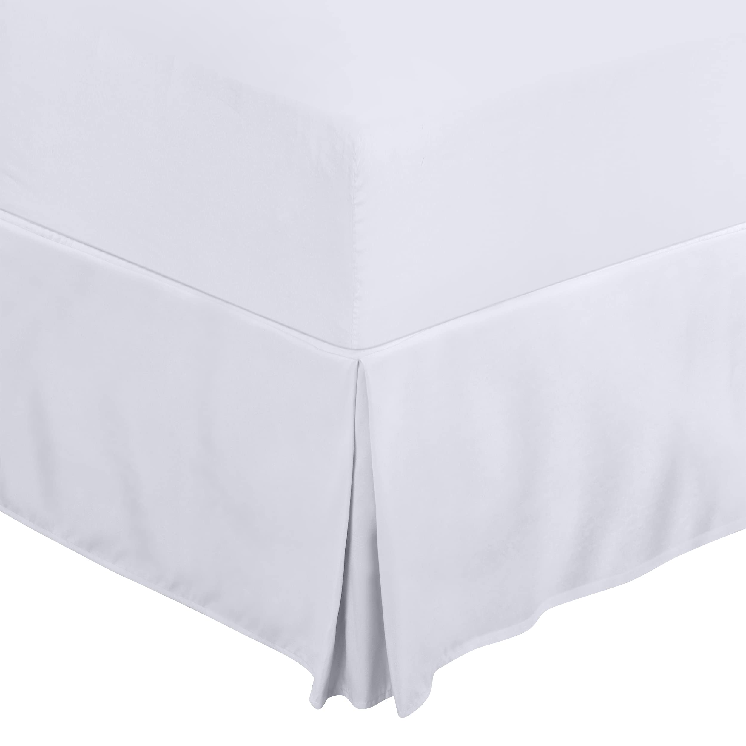 Utopia Bedding California King Bed Skirt - Soft Quadruple Pleated Ruffle - Easy Fit With 16 Inch Tailored Drop - Hotel Quality,