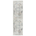 Rizzy Home Alora Decor Lavish 2'7"X8' Floral Beige/Gray/Rust/Blue Power-Loomed Area Rug