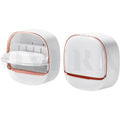 Overa Waterproof Soap Dish with Drainage Box, Soap Holder with Drain Tray, Wall Mounted Draining Soap Dish, Adhesive Soap Case B