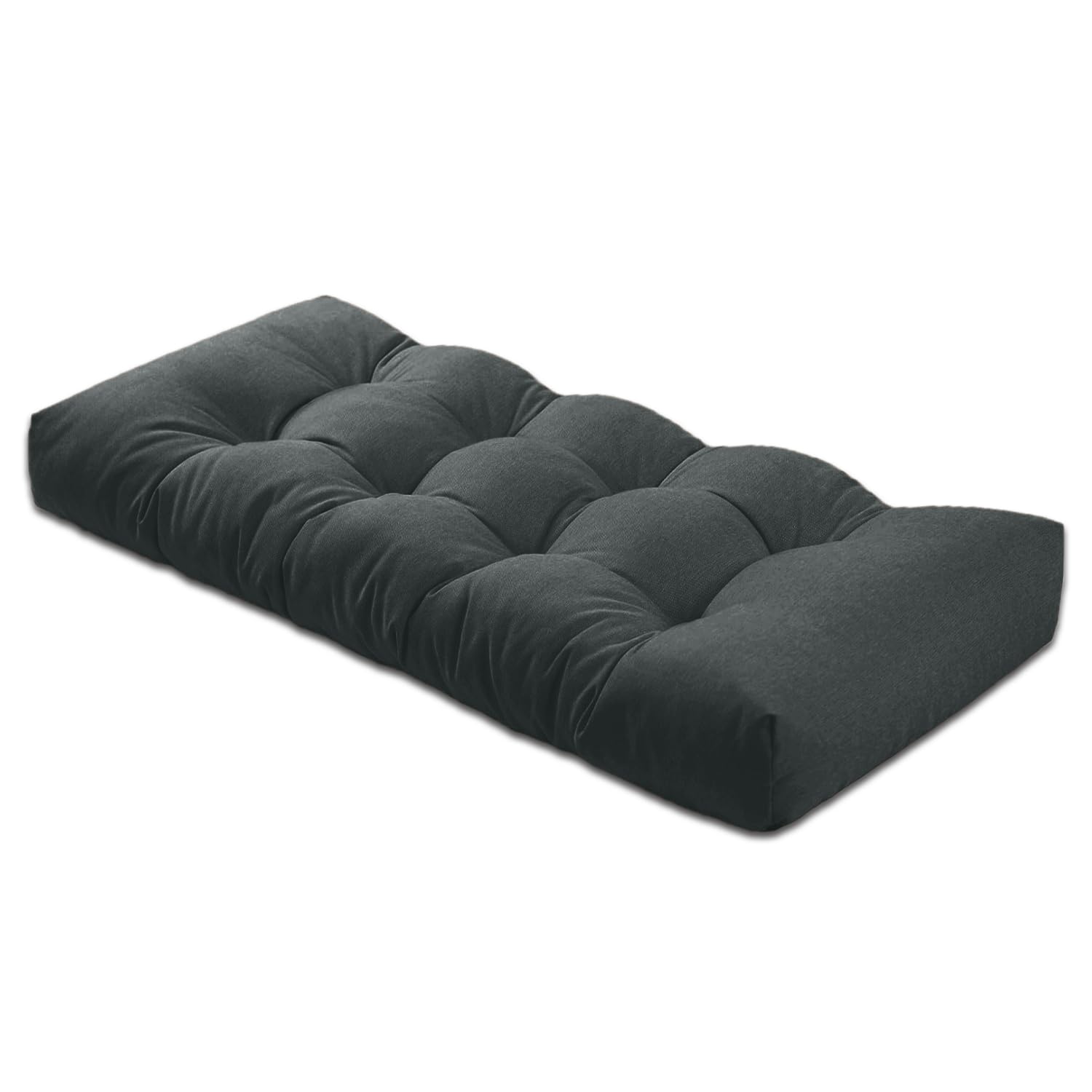 Thinmay Bench Cushion 45 Inches,Indoor/Outdoor Non-Slip Tufted Cushions, Premium Waterproof Linen, Soft Piano Sofa Cushions, Ent