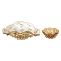 Ok Lighting 6.25" H Glass Decorative Fruit Bowl Set