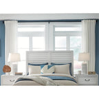 American Woodcrafters Dunescape 63&Quot; W Wood Queen Panel Headboard In White