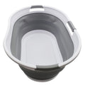 SAMMART 44L Collapsible Plastic Laundry Basket  Foldable Pop Up Storage Container/Organizer  Portable Washing Tub  Water Capa