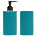 SHENRON Plastic Bathroom Accessories Set with Toothbrush Holder and Handwash Liquid Dispenser for Wash Basin, Bathroom and Sink
