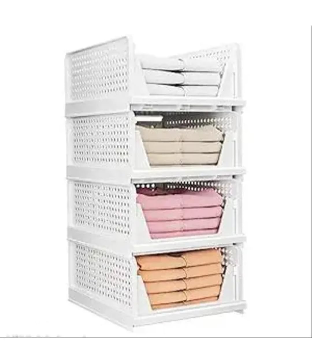 Clothes Storage Drawer, Organiser For Wardrobe, Foldable Dresser Drawer Unit