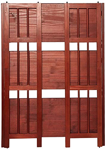 Casual Home 3-Shelf Folding Stackable Bookcase (27.5&quot; Wide)-Mahagony