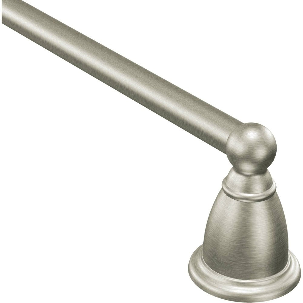 Moen YB2218BN Brantford Collection 18-Inch Single Towel Bar Brushed Nickel