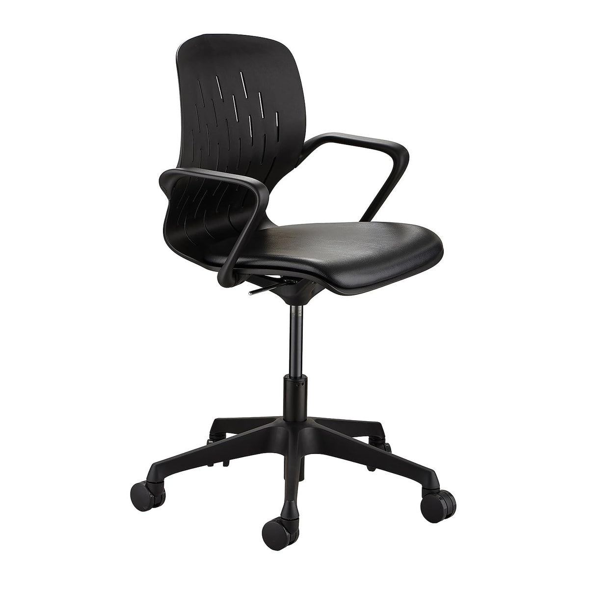 Safco Products Shell Chair, Desk Height, Black