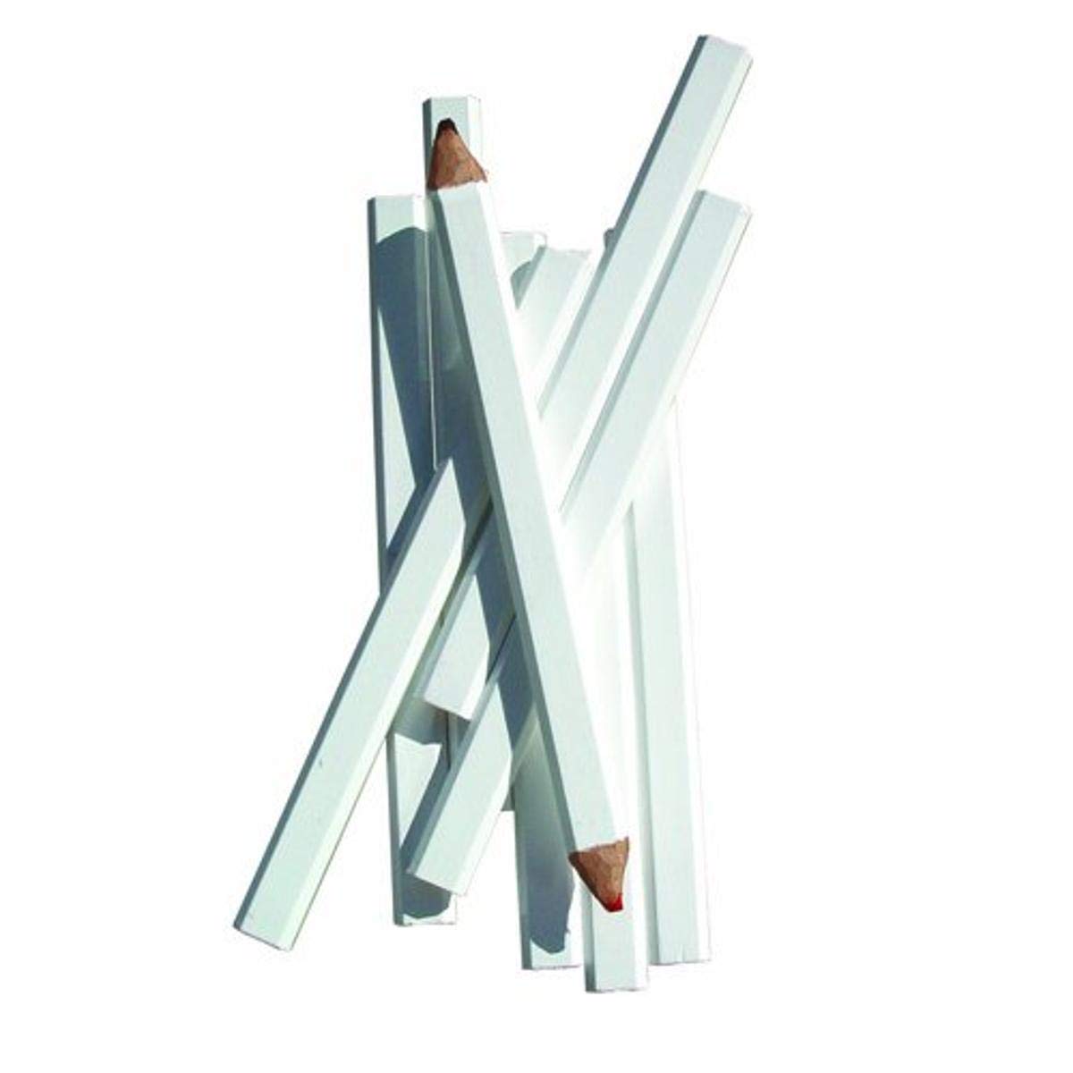 Bon Tool 14-850 Pencil - White Casing Red/Black Lead - (12/Pkg)