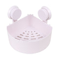 Ekdant Suction Cup Corner Storage Rack Organizer Shower Shelf Basket Hanger