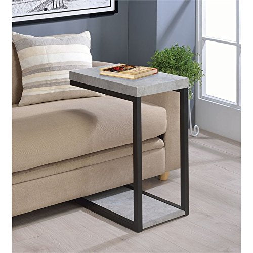 Coaster Furniture Snack Table Cement and Black 902933