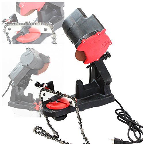 Legendary-Yes Electric Grinder Chain Saw Bench Sharpener Vise Mount W/Grind Chainsaw Wheel