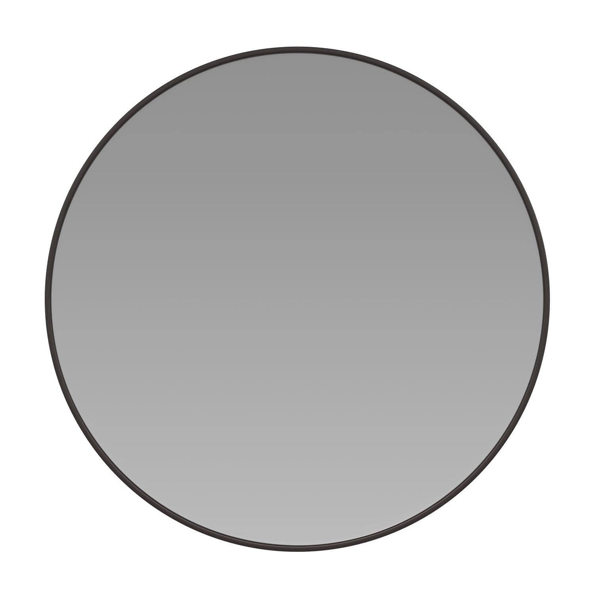 Flash Furniture Large Round Wall Mirror - Black Circle Accent Mirror - 30&quot; Vanity Mirror - For Bathroom, Vanity, Entryway, Dining Room, & Living Room