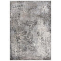 Rizzy Home Alora Decor Venice 6'7" X 9'6" Abstract Silver/Gray/Taupe Power-Loomed Area Rug