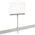 Universal Retail Rack Acrylic Frame Clamp On 5.5' X 7' Sign Holder Card Display, 13' H, 2 Pack