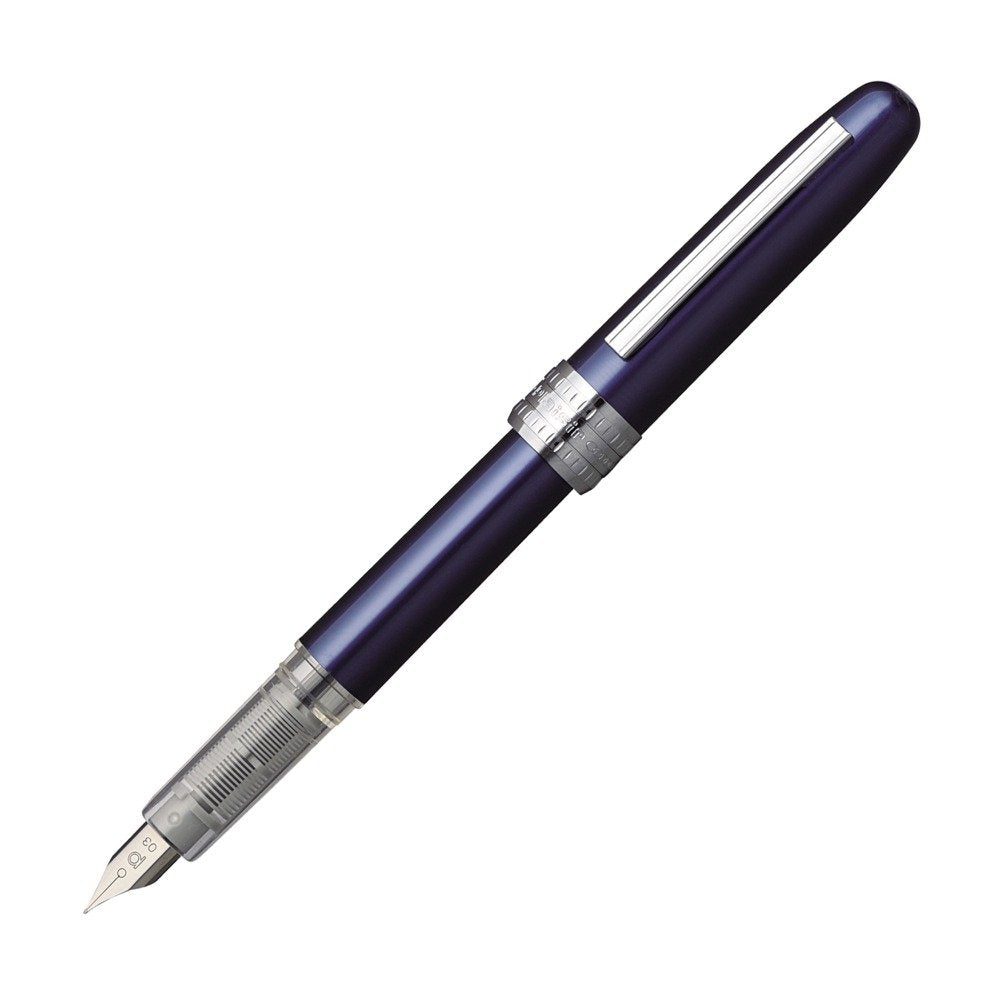Platinum Fountain Pen, Plaisir Fine Nib, Blue (Pgb-1000-#56-F)