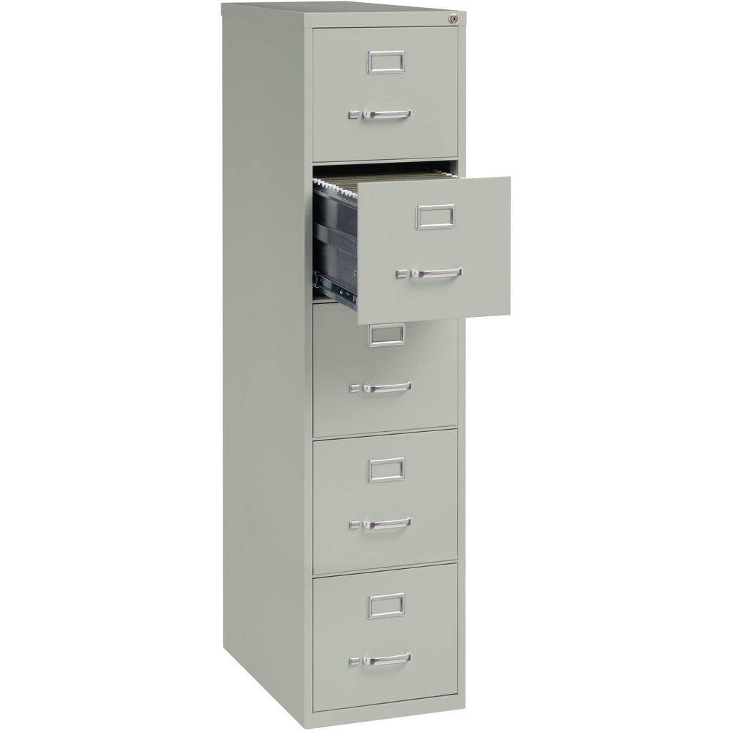 Lorell Llr48499 Commercial Grade Vertical File Cabinet, Light Gray