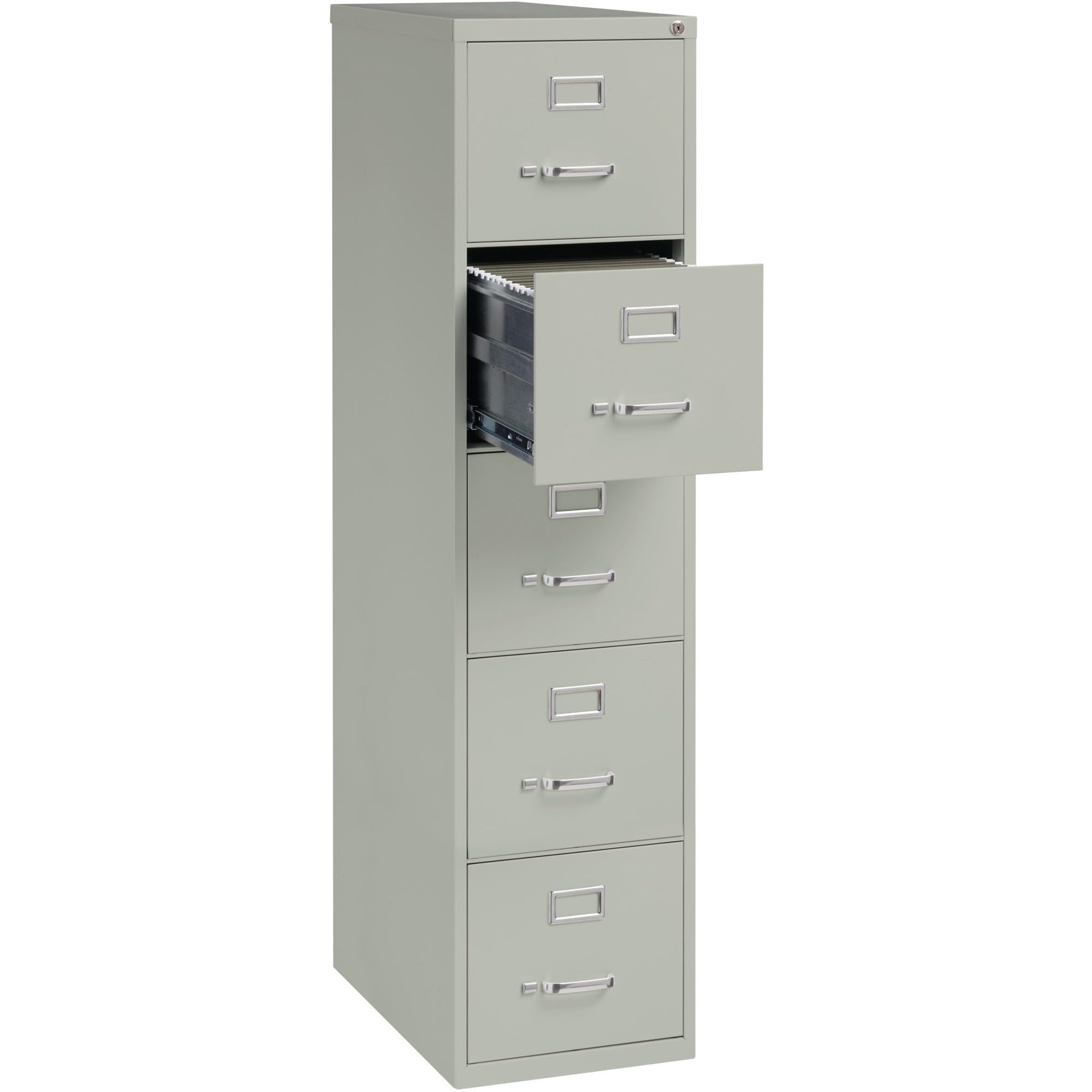 Lorell Llr48499 Commercial Grade Vertical File Cabinet, Light Gray