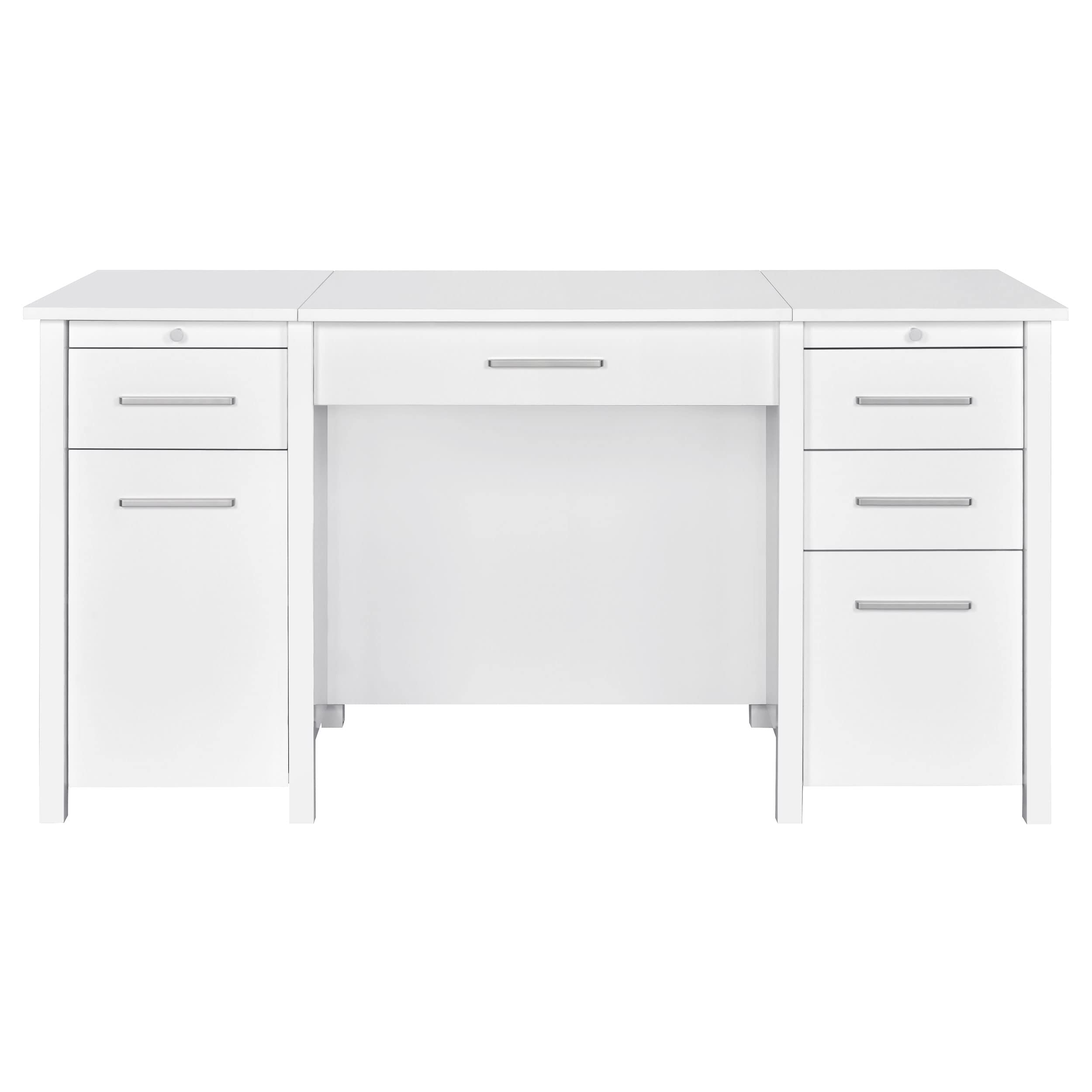Coaster Home Furnishings Dylan 4-Drawer Lift Top Office Desk White