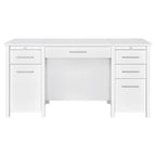 Coaster Home Furnishings Dylan 4-Drawer Lift Top Office Desk White