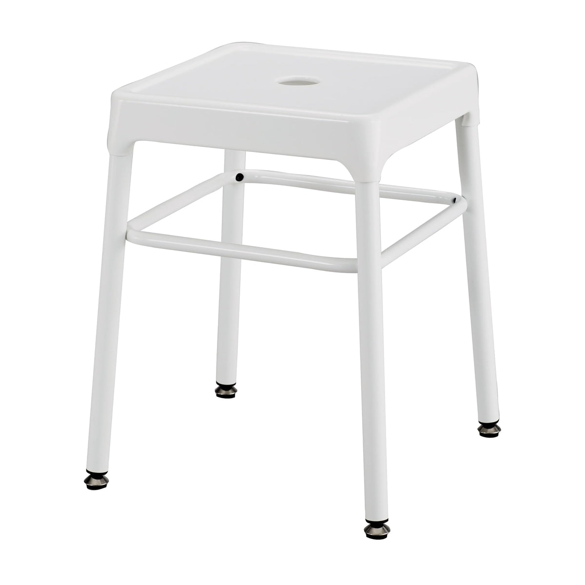 Safco Products Steel Stool Standard Height, White