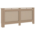 vidaXL Radiator Cover 67.7" x 7.5" x 32.1" MDF Heater Heating Cover Storage Shelf Living Room