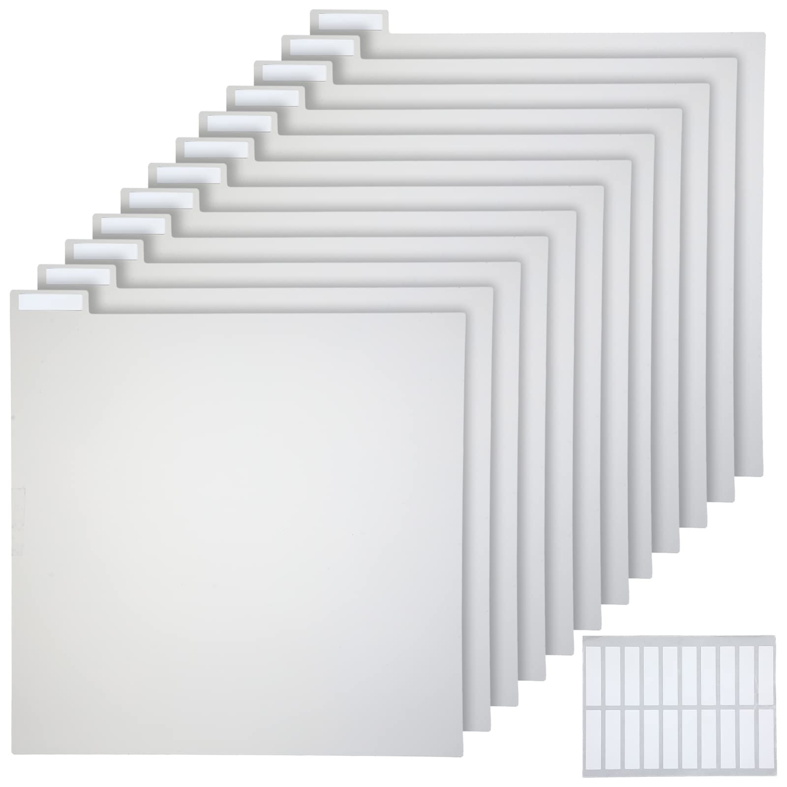 12 X 12 Inches Scrapbook Tabbed Dividers Scrapbook Paper Storage Dividers Page Dividers With Labels For Storage Box Cards File H