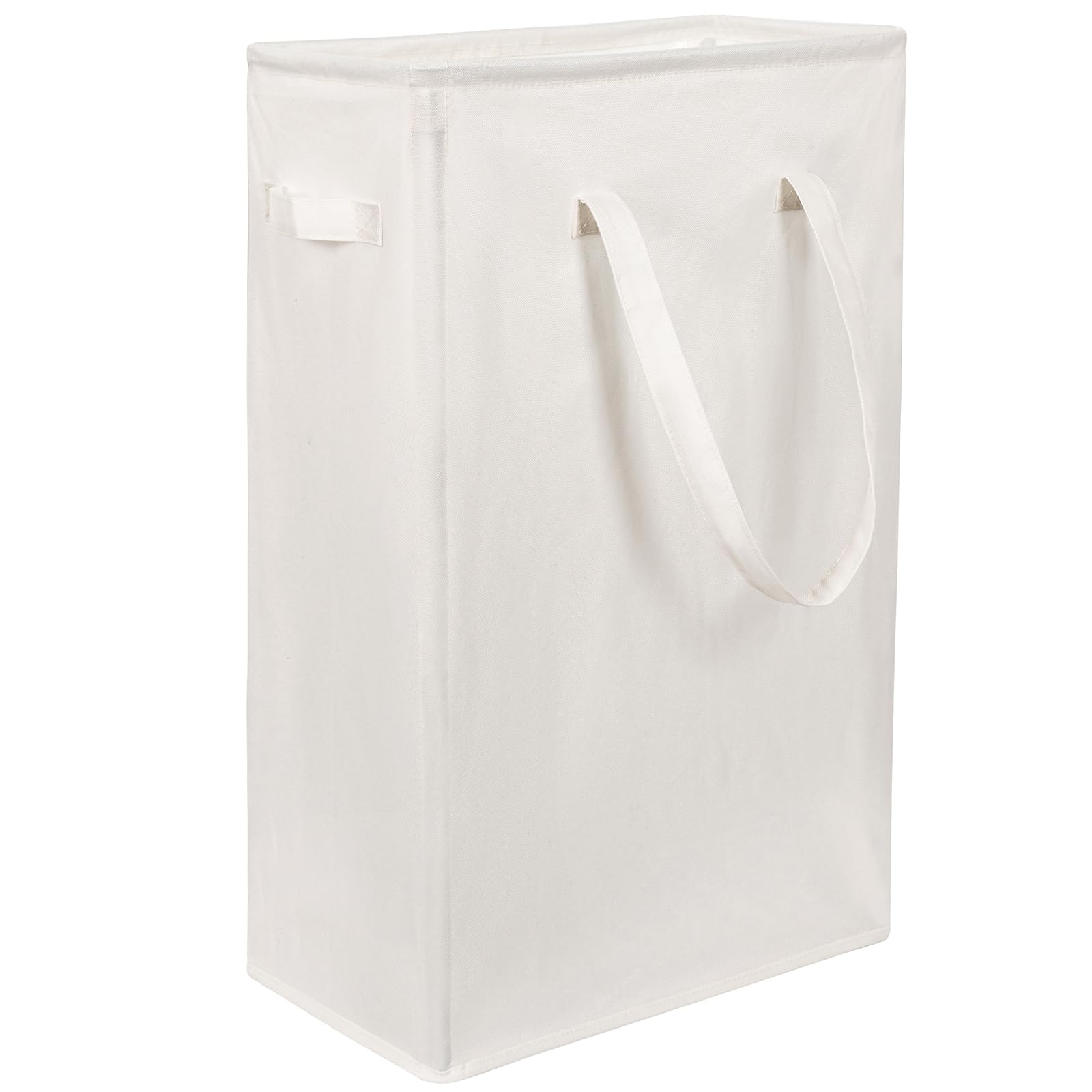 Chrislley 25-Inches Slim Laundry Hamper 60L Narrow Laundry Basket with Handle Foldable Dirty Clothes Portable Skinny Hamper Orga