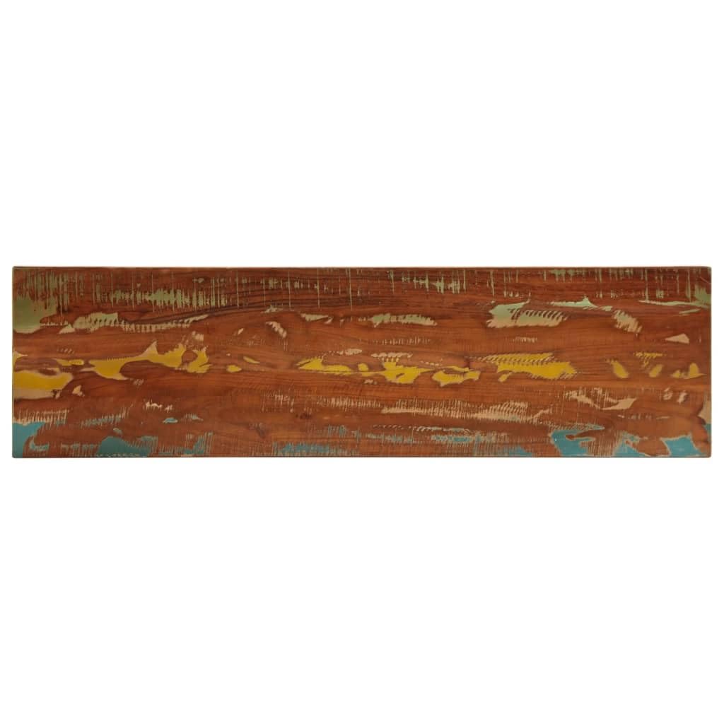 vidaXL Table Top 43.3inchx7.9inchx1inch Rectangular Solid Wood Reclaimed