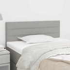 vidaXL Headboard Light Gray 39.4x2x30.7/34.6 Fabric