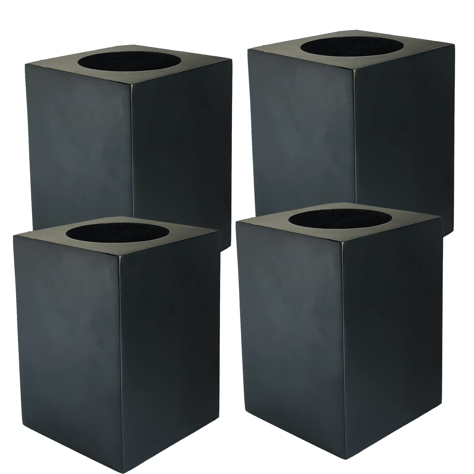 Kasiden Wood Bed Risers, Furniture Risers-Heights 4.5 Inch Heavy Duty Risers For Sofa, Table, Couch Chair, Supports Up To 6,000