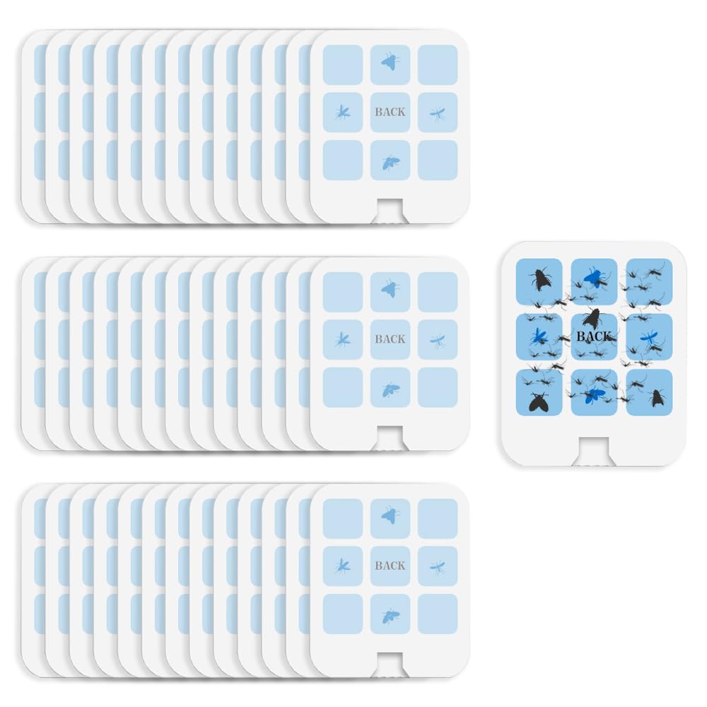 40 Pcs Sticky Replacement Glue Card Applicable To Sh502, Dt3005W, Dt23005-06, Disposable Indoor Plug-In Trap Refill Board For Mo