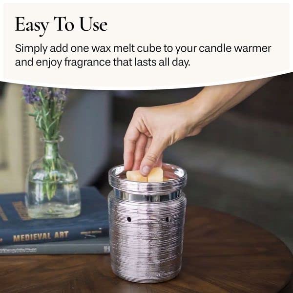 Candle Warmers Etc Classic Wax Melts 2.5Oz, Lavender Vanilla Fragrance (4-Pack) - Each Pack Has X4 2.5 Oz Wax Melts And 30 Hours