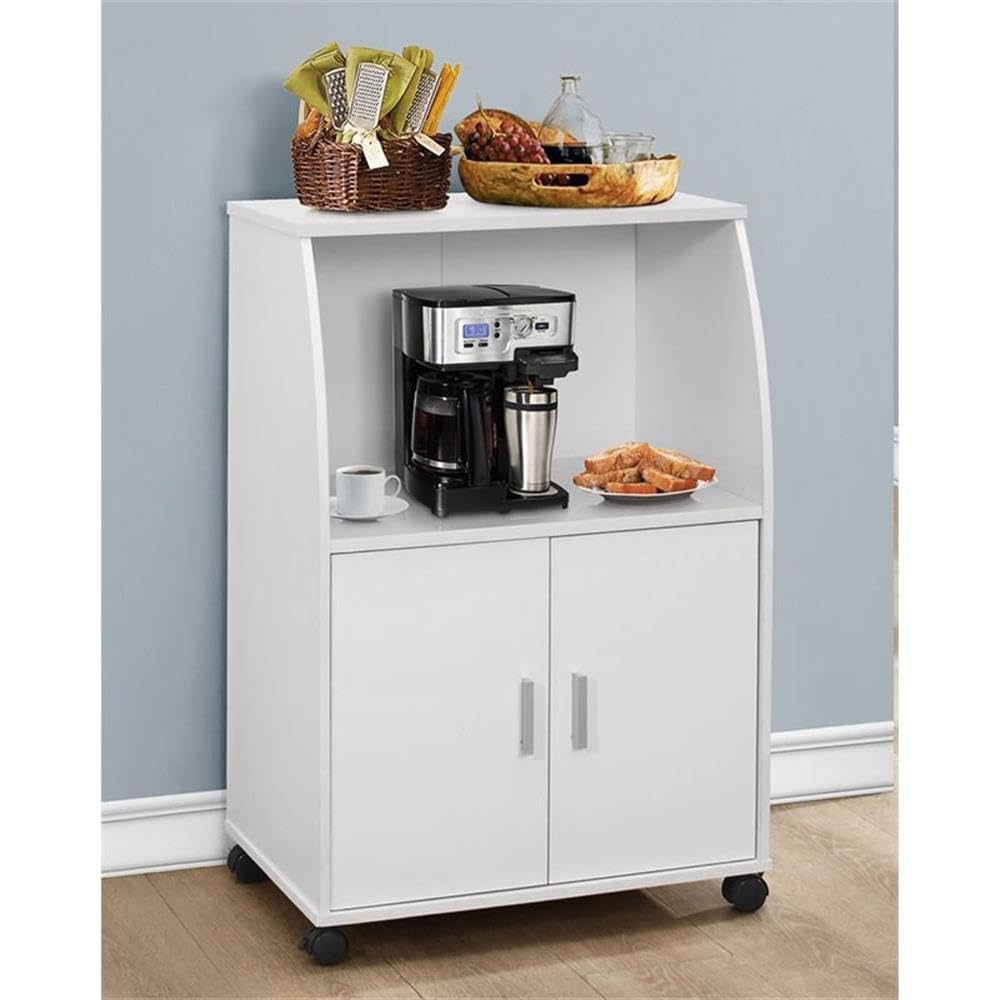 Monarch Specialties I Kitchen Cart, 33&quot;, White