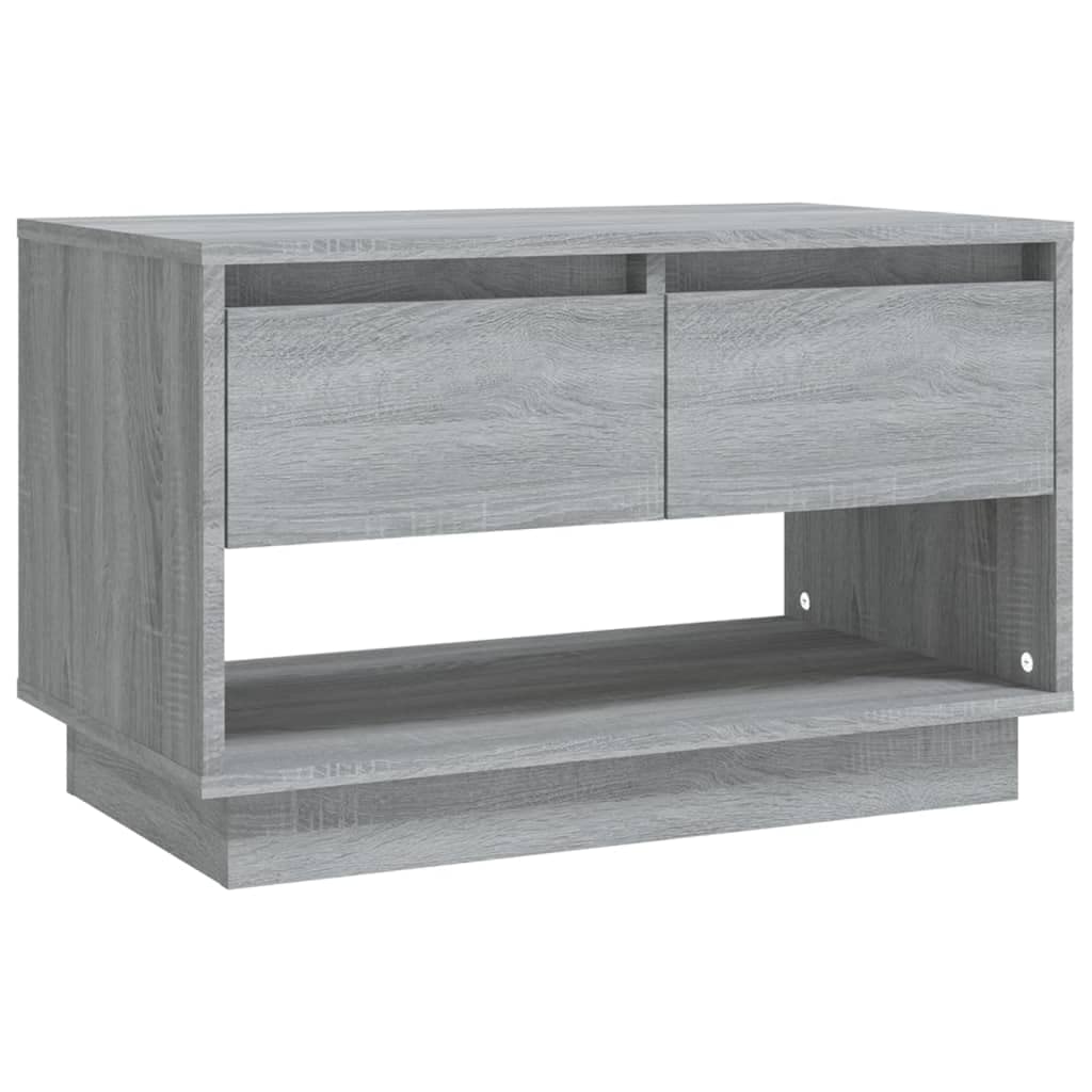 vidaXL TV Cabinet Gray Sonoma 27.6&quot;x16.1&quot;x17.3&quot; Chipboard