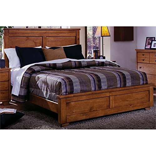 Progressive Furniture Queen Diego Bed, Cinnamon Pine