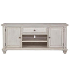 American Woodcrafters Sedona Off White Vintage Style 66-Inch Wood Tv Console