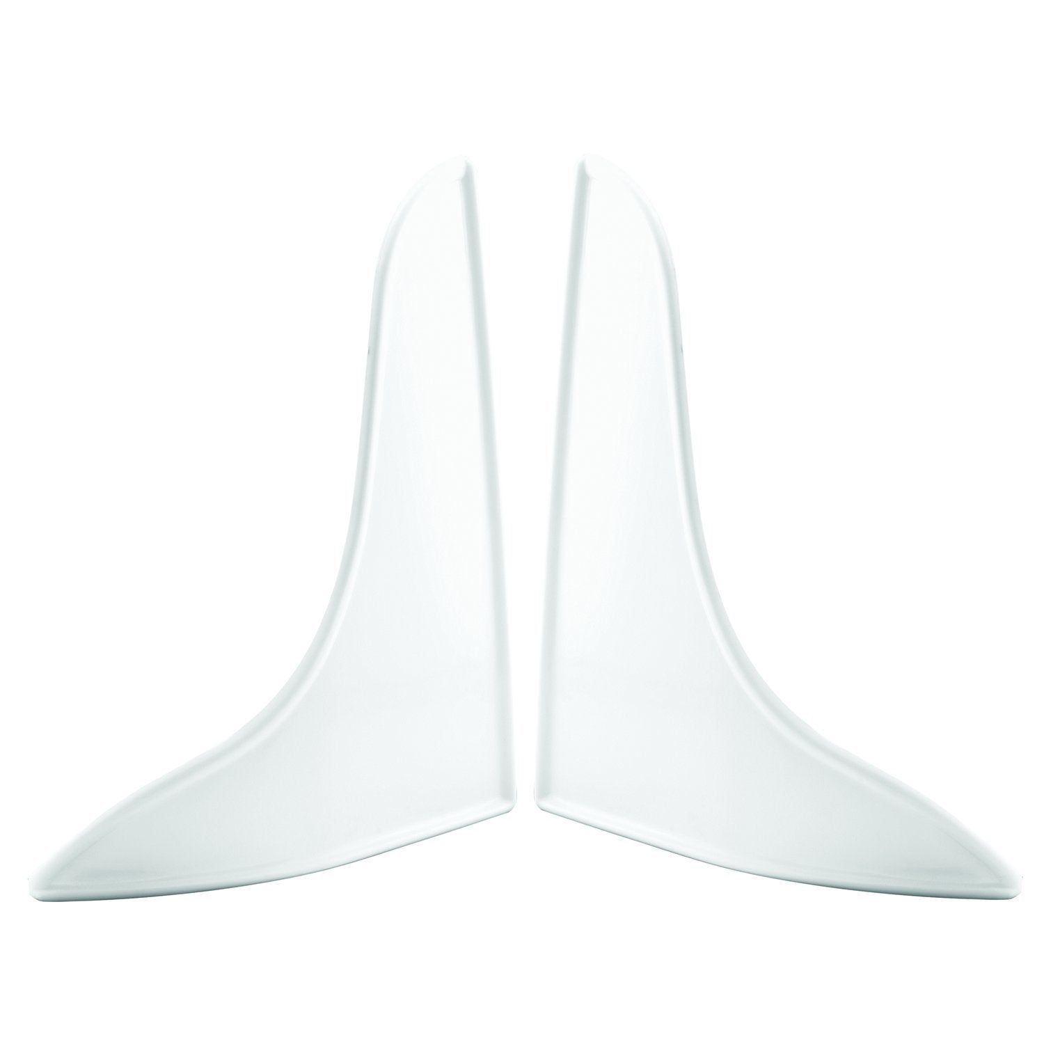 Prime-Line MP6086 Bath Tub Splash Guard, 9 In. x 10-3/4 In., Plastic, White (1 Set)