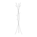 Monarch Specialties I 2063, Hall Tree, Free Standing, 11 Hooks, Entryway, 74 H, Bedroom, Metal, White, Contemporary, Modern Coa