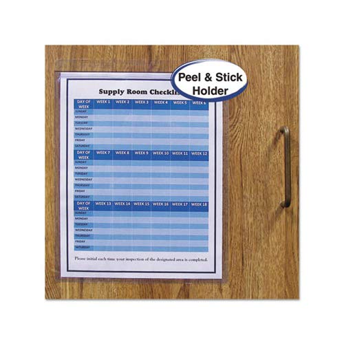 Self-Adhesive Shop Ticket Holders, Heavy, 50', 9 X 12, 50/Bx