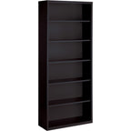 Lorell LLR41294 Fortress Series Steel Black Book Case, 34.5" x 13" x 82"