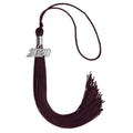 Endea Graduation Single Color Tassel with Silver Date Drop (Maroon, 2020)