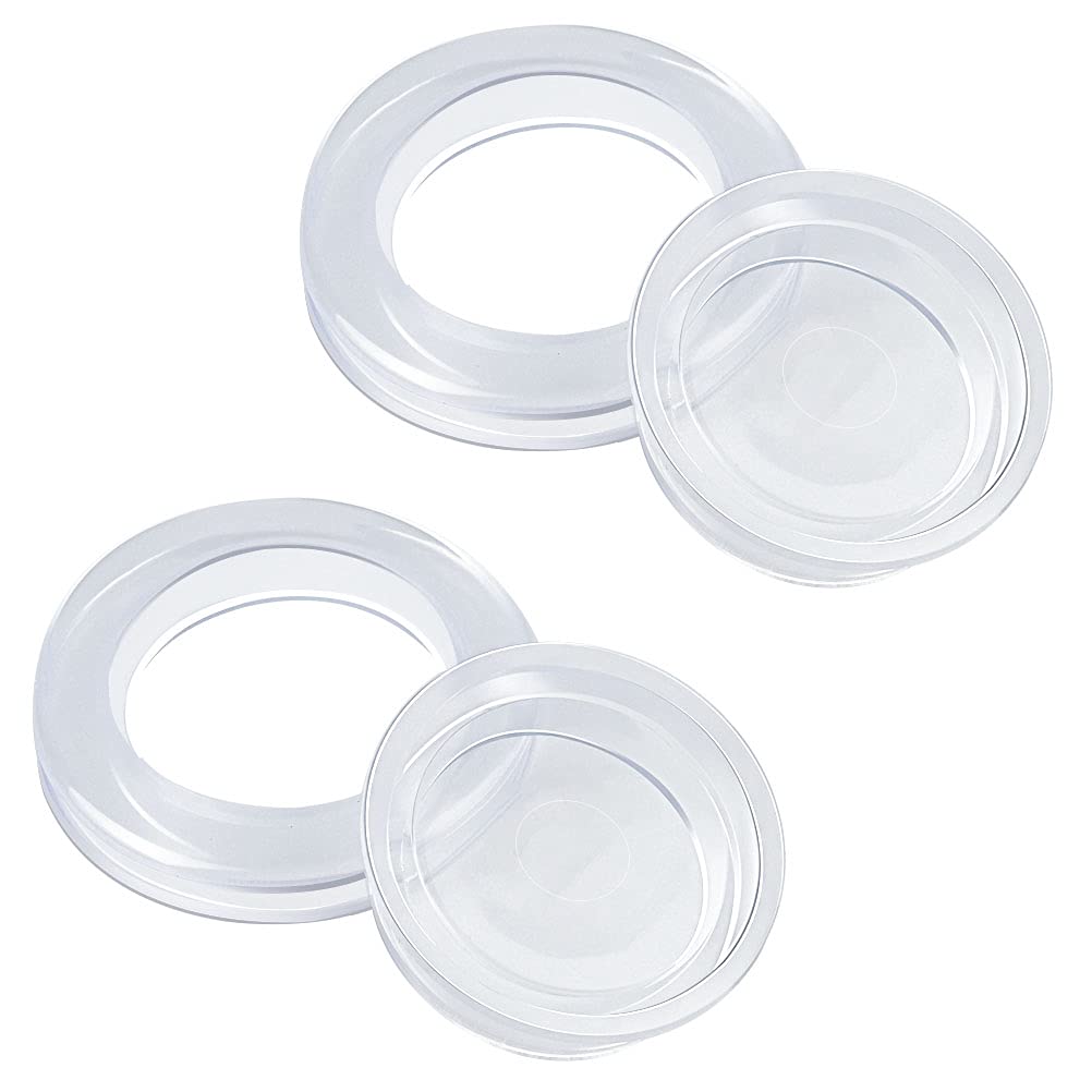 2 Inch 2 Set Silicone Patio Table Umbrella Hole Ring For Standard Table Hole, Umbrella Hole Ring Plug And Cap Set, Outdoor Patio
